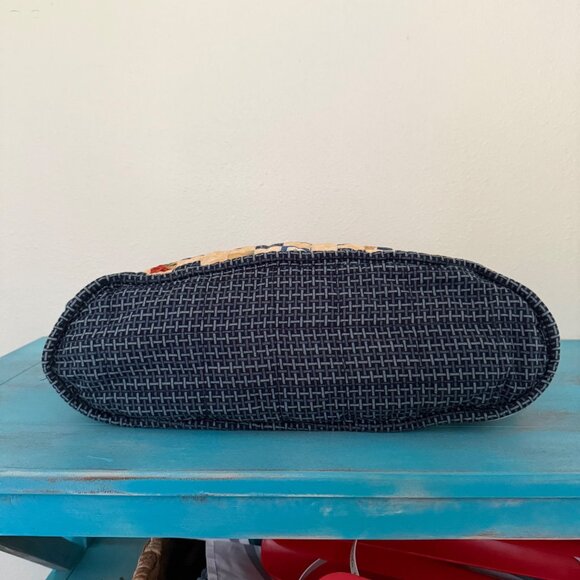 Beautiful Handmade Quilted Blue & Purple Tote Bag - Picture 6 of 9